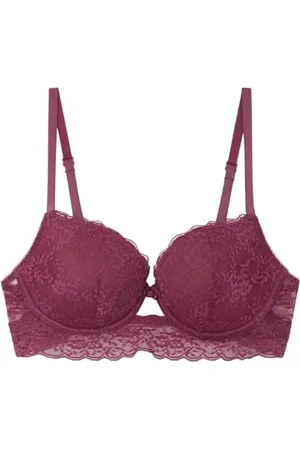 Women secret Beautiful Reggiseno Pizzo Granato, , 2B Donna