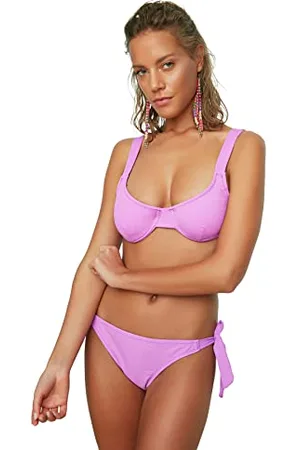 Trendyol Top Bikini balenico Testurizzato, , 76 Donna