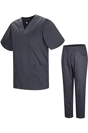 MISEMIYA Uniformi Unisex Set Camice – Uniforme Medica con Maglia e Pantaloni Uniformi Mediche Camice Uniformi sanitarie - Ref.8178-5XL