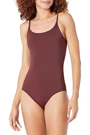 Amazon Costume Intero con Spalline Sottili Donna, , 50