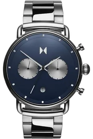 MVMT Orologio Analogico al Quarzo da uomo con cinturino in acciaio inossidabile con cinturino in acciaio inossidabile - D-BT01-BLUS