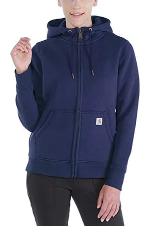 Carhartt Felpa Relaxed Fit, media pesantezza, Full-Zip Donna, , S