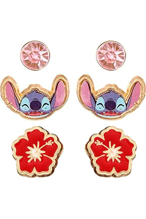 Disney Lilo & Stitch costume smalto set 3 pezzi SH00622YRPL, taglia unica, SH00622YRPL AMZ, taglia unica, metallo, abalone, One Size, Metallo, Abalone