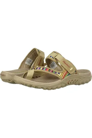 Skechers Reggae-Mad Swag-Sandalo Infradito in Tessuto, Donna, , 39 EU