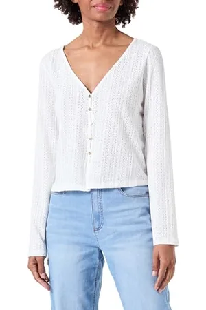 Pieces® Pckelma LS Cardigan BC Maglietta a Maniche Lunghe, , M Donna