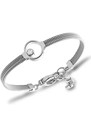 Skagen Bracciale da Donna Kariana Bracciale Bicolore in Acciaio Inossidabile, Lunghezza: 170 mm, Larghezza: 6 mm, D