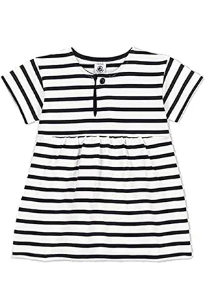 Petit Bateau A05NH, Abito a maniche corte Bimba 0-24, , 24 mesi
