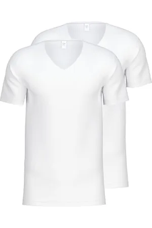 Calida Natural Benefit T-Shirt, (Weiss 001), Small Uomo