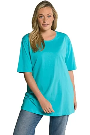 Ulla Popken Maglietta Basic, Girocollo Polo Donna, , 52-54