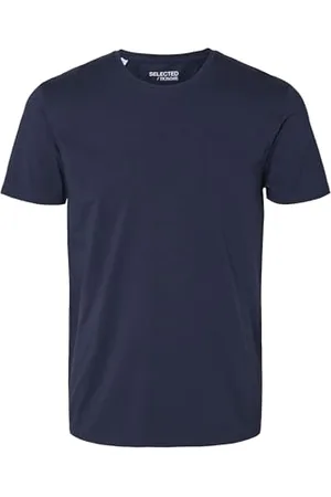 SELECTED 16073457 T-Shirt, (Navy BlazerNavy Blazer), Large Uomo