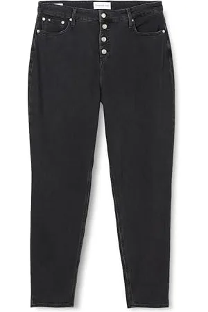 Calvin Klein Jeans Mom Jean Plus J20J222452 Pantaloni, ( Black), 34W Donna