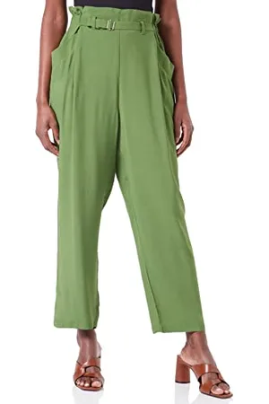 Sisley Trousers 4b5flf015 Pantaloni, 903 Verde, 42 Donna