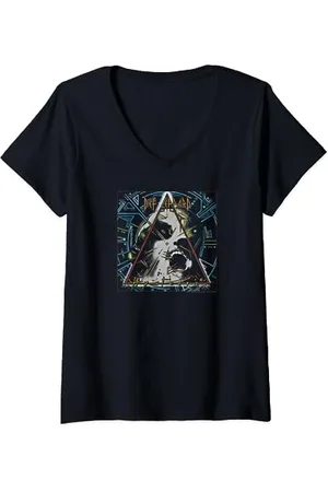 Def Leppard Isteria vintage Maglietta con Collo a V