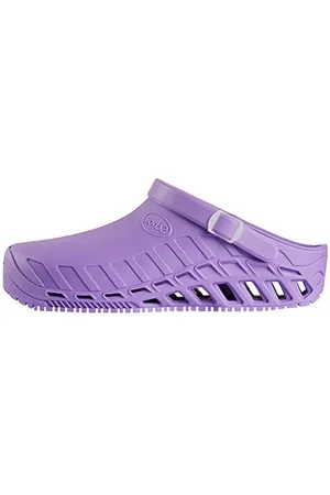Scholl Clog Evo - Zoccoli Sanitari Professionali per Uomo o Donna, Ultra Leggeri, Comodi e Traspiranti, con Suola Antiscivolo, Soletta in Memory Removibile e Cinturino Rotante