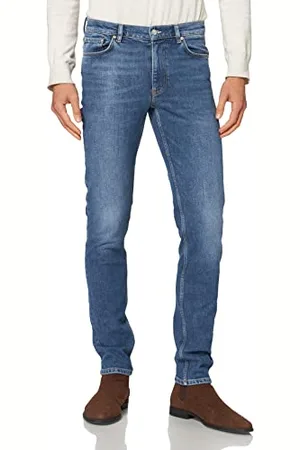 GANT D2. HAYES AUTHENTIC JEANS, Pantaloni elei da uomo Uomo, ( SEMI LIGHT BLUE BROKEN IN ), 30