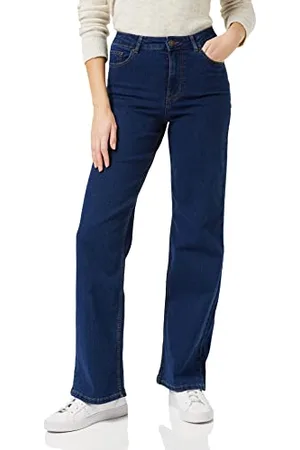 Pieces® Pcpeggy HW Wide Pant Db Noos BC, , XS Donna
