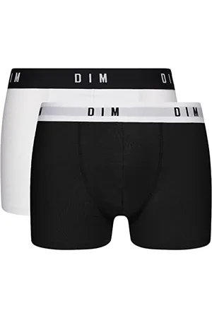 Dim Boxer Originals Uomo x2, Nero/Bianco, L