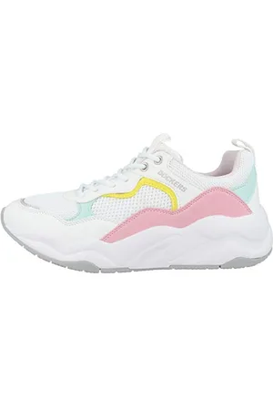 Dockers 46nt201-617509, Scarpe da Ginnastica Basse Bambine e Ragazze, Bianco (Weiss/Multi 509), 36 EU