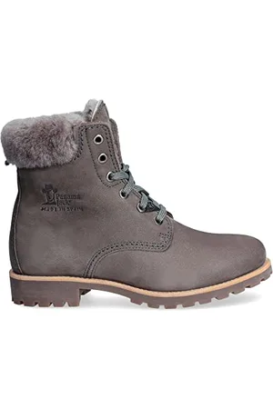 Panama Jack Panama 03 Igloo, Stivali Combat Donna, Grigio (B20 Nobuck Gris/Grey), 39 EU