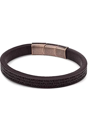 Fynch-Hatton Fynch Hatton Bracciale FHJ-0059-B-20 , 20 cm, Pelle, Nessuna pietra preziosa