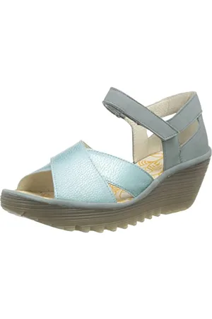 Fly London Yent365fly, Sandali con Zeppa Donna, , 37 EU