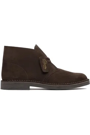 Clarks Desert BT Evo, Scarpe Stringate Uomo, Dark Brown Suede, 41.5 EU