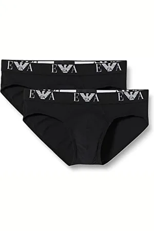Emporio Armani 2-Pack Brief Essential Monogram, Boxer Brief Uomo, , L