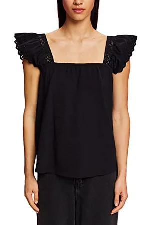 ESPRIT 043cc1k311 T-Shirt, 001/nero, L Donna