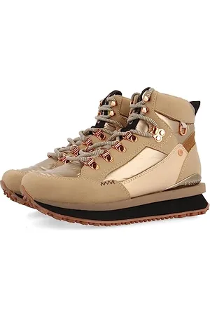 Gioseppo Sneakers Dorate Tipo Stivaletto da Montagna con Dettagli da Donna ferney