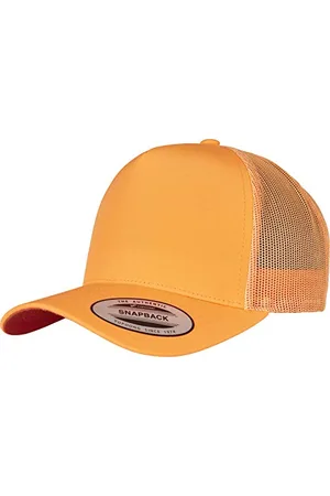 Flexfit Unisex-Adult Neon Retro Trucker Baseball Cap, Neonorange, one Size