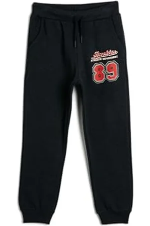 Koton Basic Jogger Sweatpants Sport Themed Printed Detail Drawstring Soft Interior, Pantaloni della Tuta Ragazzi, (725)