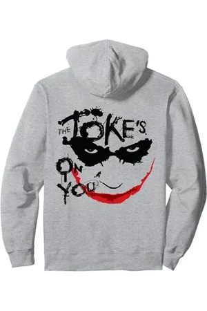 DC Comics Originals DC Dark Knight Joker Stencil Batman Dark Knight Felpa con Cappuccio