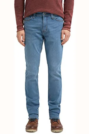Mustang Bostonk Jeans Slim, (Mittelblau 312), W34/L34 (Taglia Unica: 34/34) Uomo