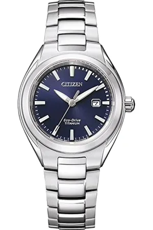Citizen Orologio Analogo al Quarzo Donna con Cinturino in Titanio EW2610-80L