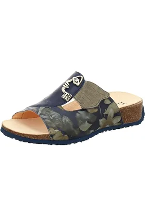 Think! MIZZI, Zoccolo Donna, 8100 Indaco Kombi, 35 EU