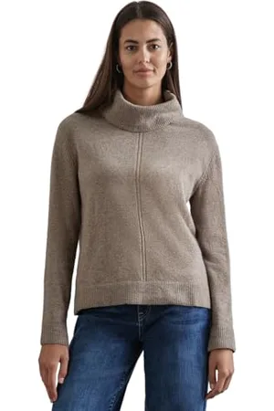 Street one A302786 Maglione Dolcevita, Beige Moka Mel, 44 Donna