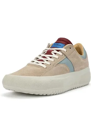 Brand Black BRANDBLACK Porto, Scarpe da Ginnastica Unisex-Adulto, Grigio/Bordeaux, 43.5 EU