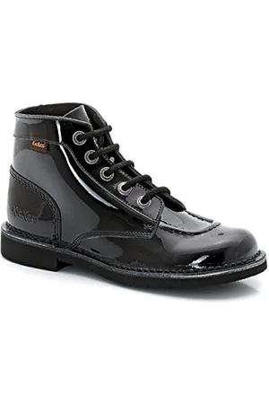 Kickers Kick col, Stivali Arricciati, Blu (Marine 10), 36 EU