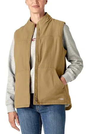 Dickies Donna, Gilet Sherpa in anatra di cotone, , M