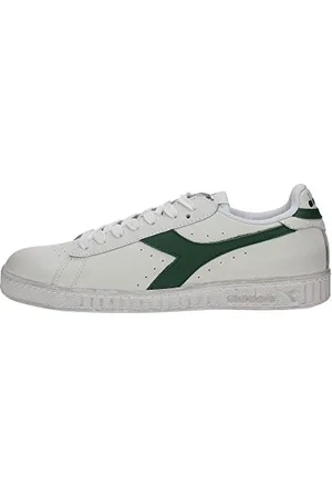 Diadora Game L Low Waxed, Sneaker Unisex - Adulto, Bianco Verde , 41 EU