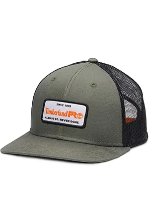 Timberland Timberland A.d.n.d. Cappellino da Camionista con Logo Leggero Trucker, Verde Oliva Bruciato, Taglia Unica Unisex-Adulto