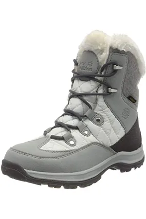 Jack Wolfskin Aspen Texapore Mid W, Stivali da Neve Donna, White/Silver, 36 EU