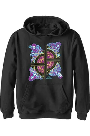 Marvel Dr Strange Group Badge Felpe con Cappuccio, , M Bambini Unisex^Ragazzo