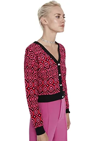 Trendyol Cardigan Regolare con Scollo A V Maglione, , M Donna