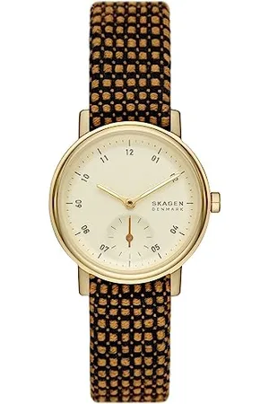 Skagen Kuppel Orologio per donna, movimento al quarzo con cinturino in acciaio inossidabile o in pelle