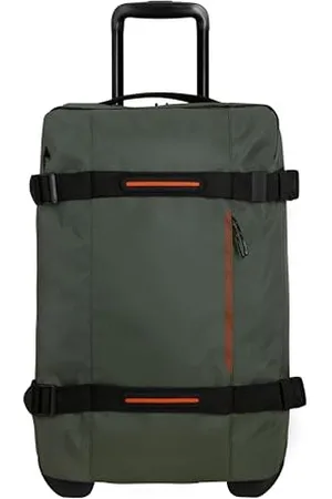American Tourister Borsa da viaggio per binari urbani turistici americani con 2 ruote 55 cm 55 L (Khaki scuro)