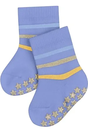 Falke Multi Stripe B Hp Cotone Con Suola In Gomma, Calze da casa Unisex - Bimbi 0-24, , 74-80