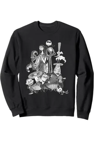 Disney The Nightmare Before Christmas Jack Sally Monster Draw Felpa