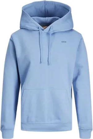 JJXX Jxabbie RLX LS Every Hood Swt Noos Felpa con Cappuccio, Argento Blu Lago, L Donna