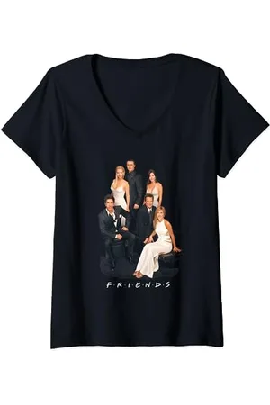 Friends Classy Maglietta con Collo a V
